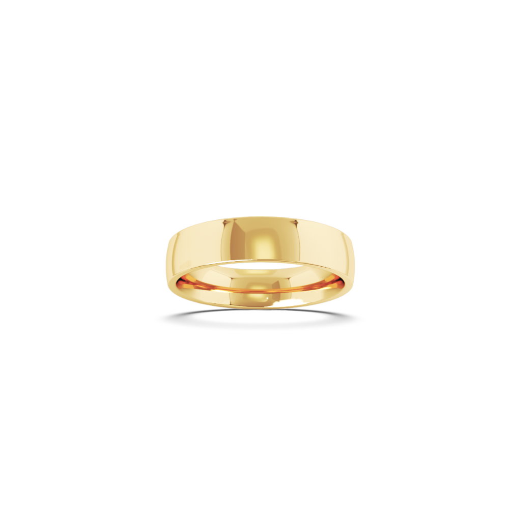 ‘Alexander’ slät ring, 6mm bred