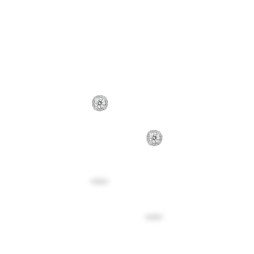 'A.P. One' Diamond Stud Earrings