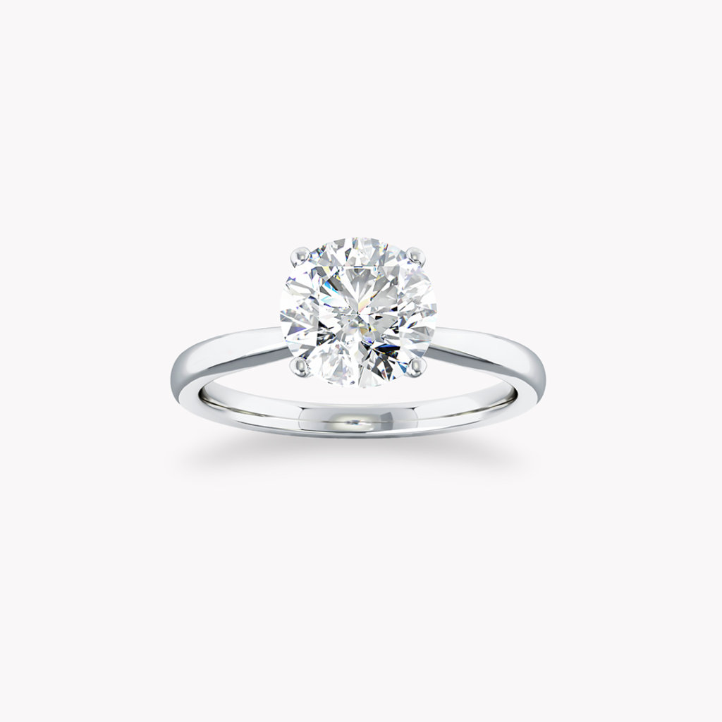 ‘Signature’ Solitärring med 4 klor