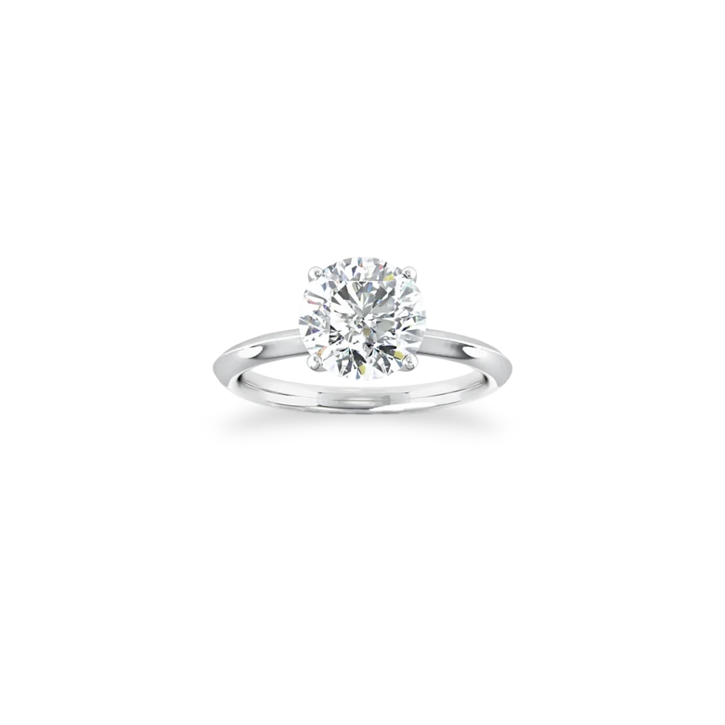 'Modern Icon' Solitaire Ring