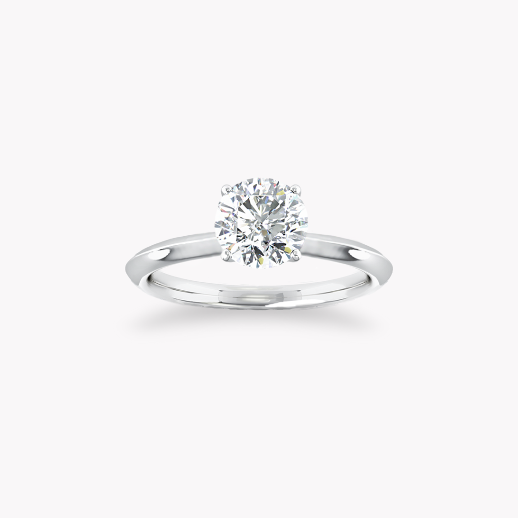 'Modern Icon' Solitaire Ring