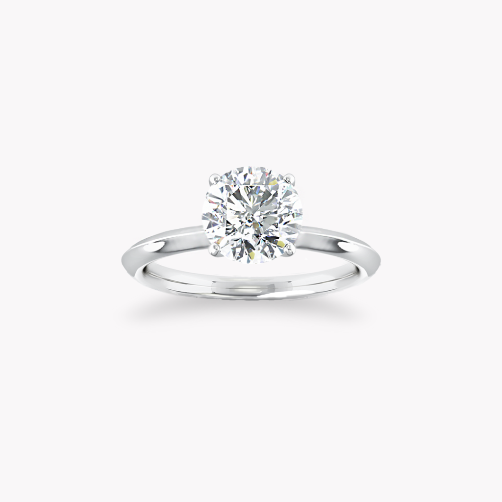 'Modern Icon' Solitaire Ring