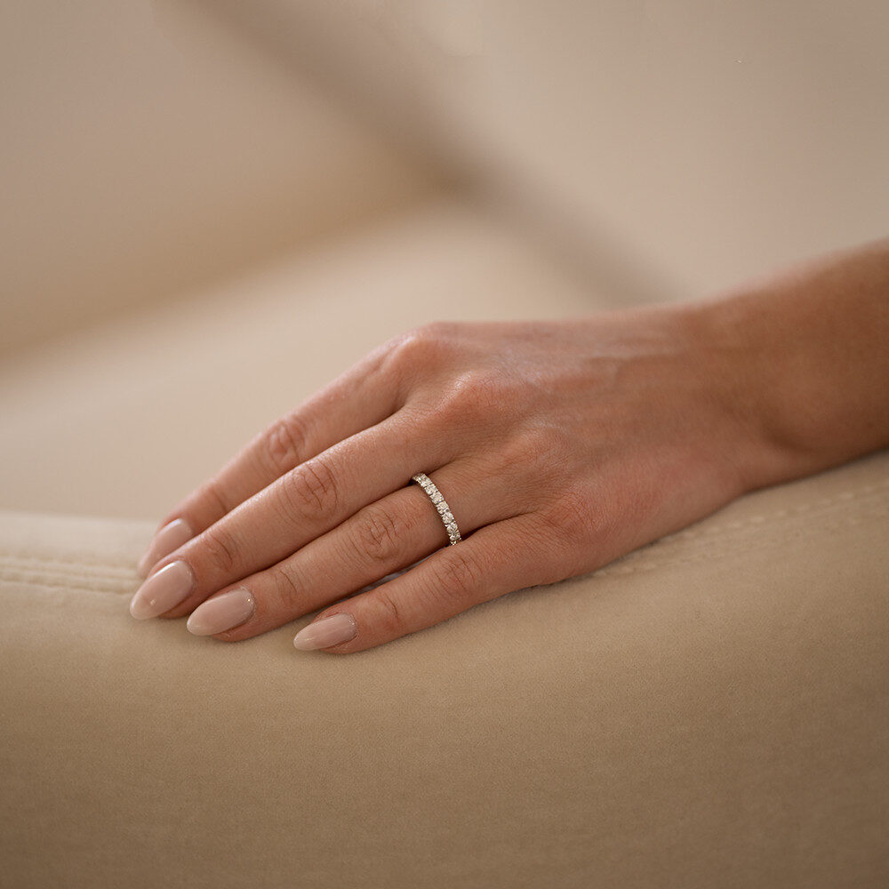 'Forever’ Diamond Wedding Ring, 0.07 carat