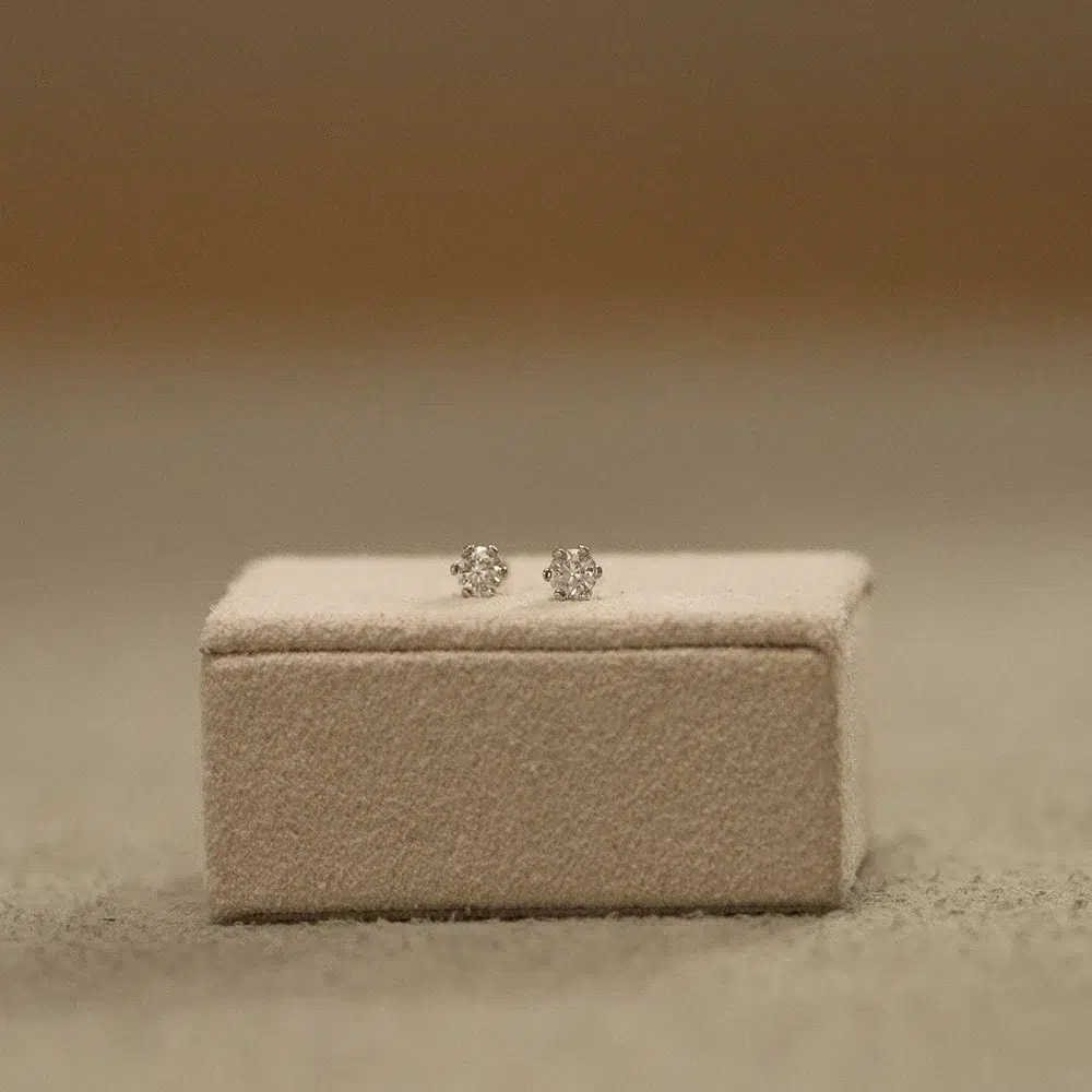 Diamantörhänge